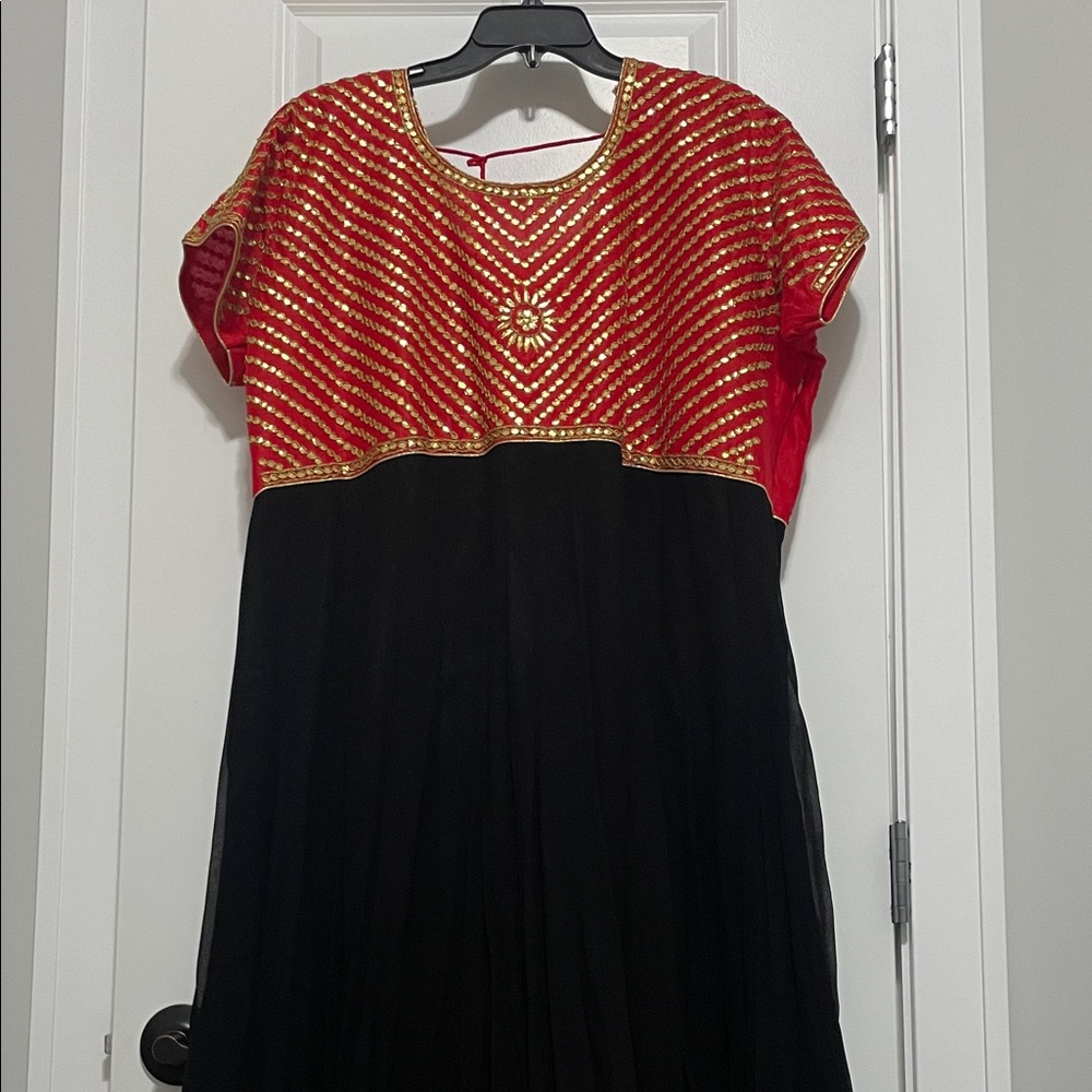 Indian Dress with gold detail